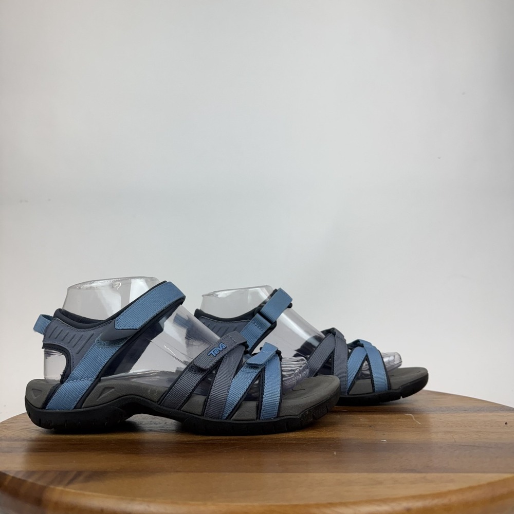 Womens Teva Tirra Blue Strappy Outdoor Comfort Walking Sandals Shoes Size 7 M